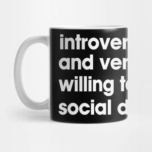 social distancing Mug